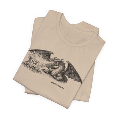 Methods of Resistance: Overwhelming Force – Dragon, unisex tee.