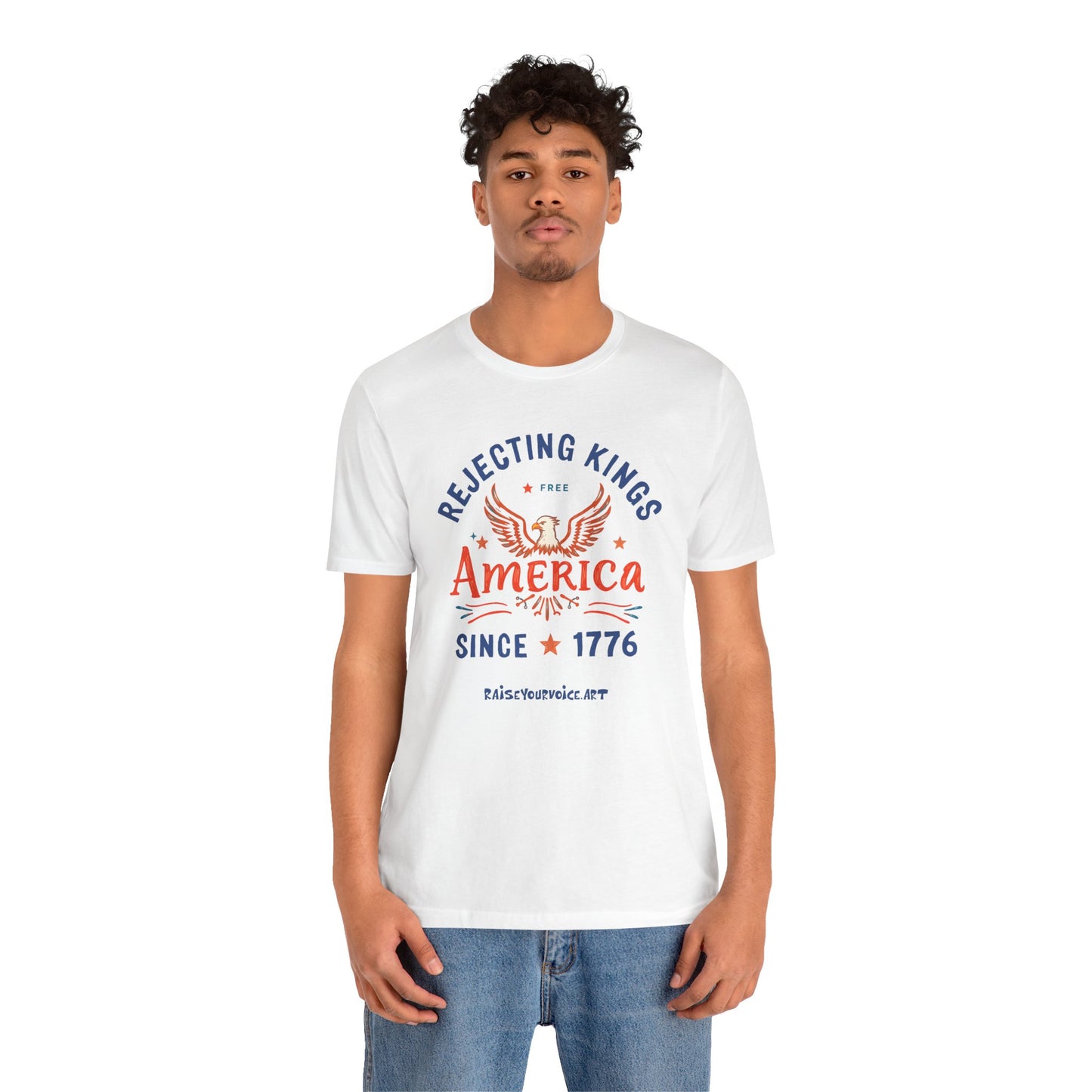 Patriotic Tee for Freedom Lovers, American Flag T-Shirt, 4th of July Outfits, Election Day Apparel, Casual Statement Top