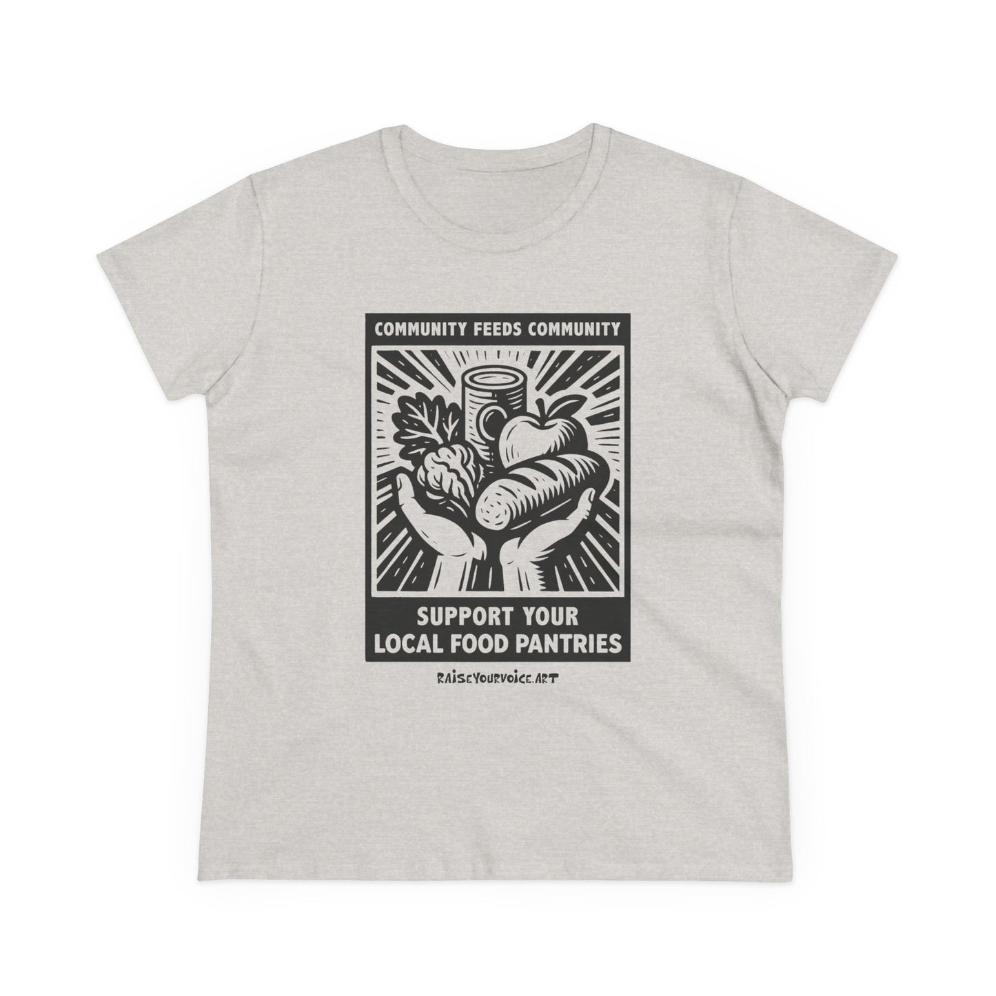 Community Feeds Community, Food Security Awareness Women's Tee