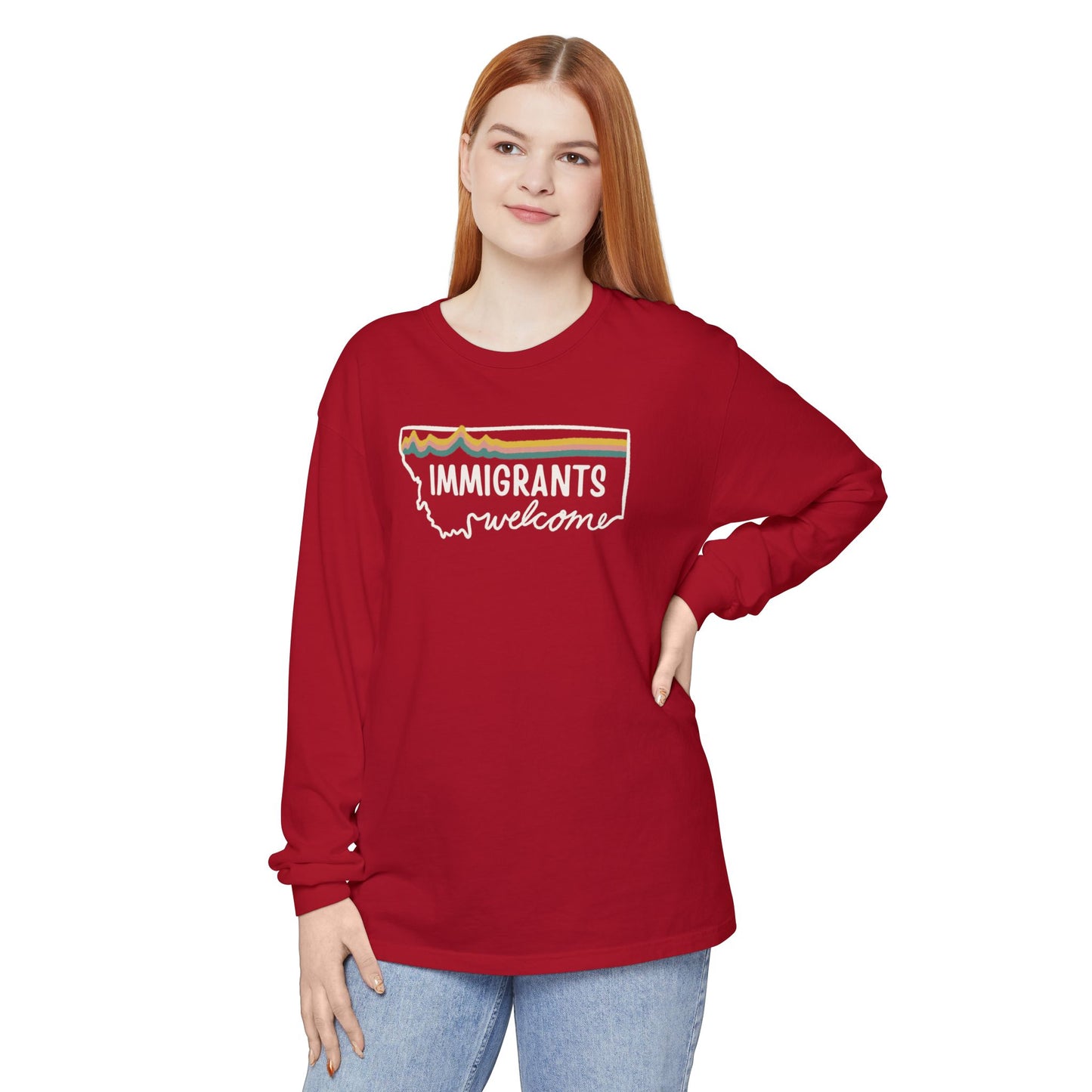 Soft Landing Missoula - 10 Years Welcome, unisex long sleeve tee.