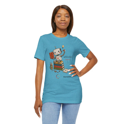 Coding for Kids while (alive) {learn ();}Unisex Jersey Short Sleeve Tee