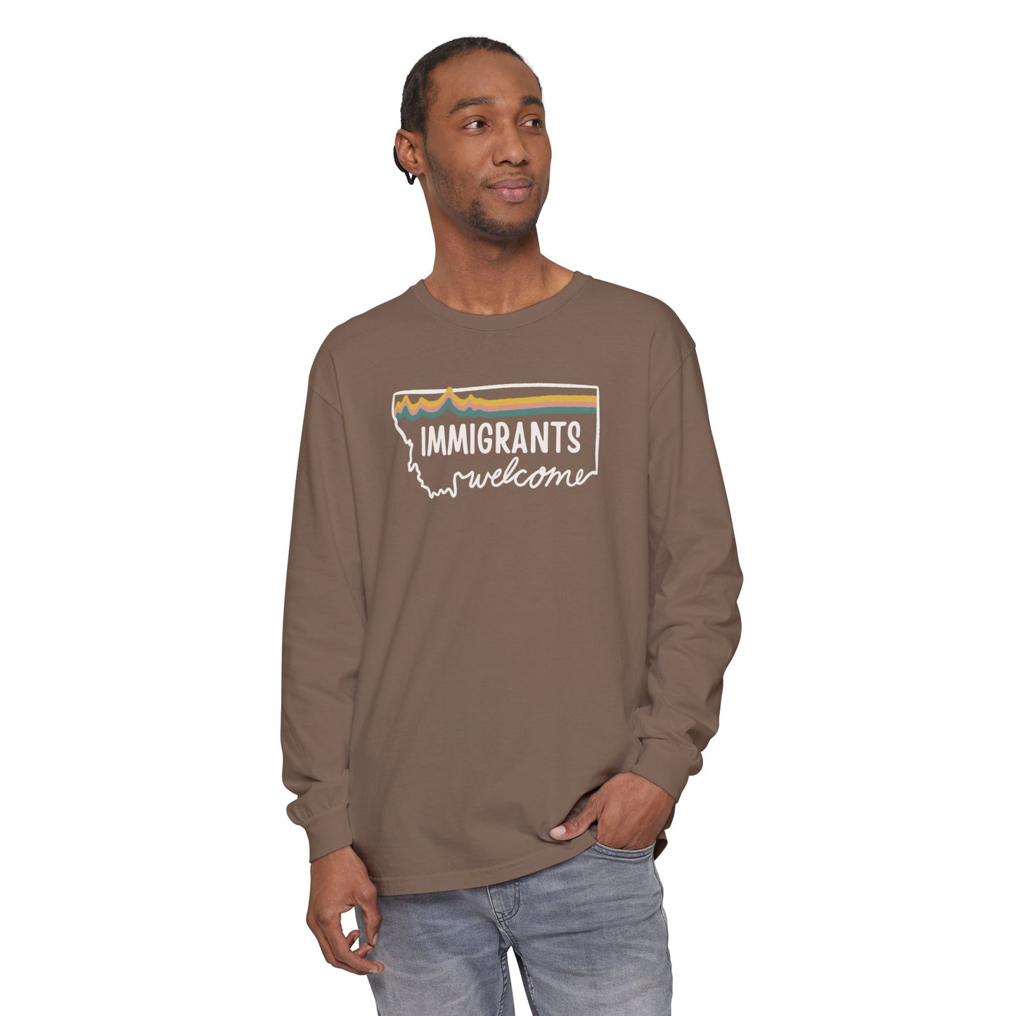 Soft Landing Missoula - 10 Years Welcome, unisex long sleeve tee.