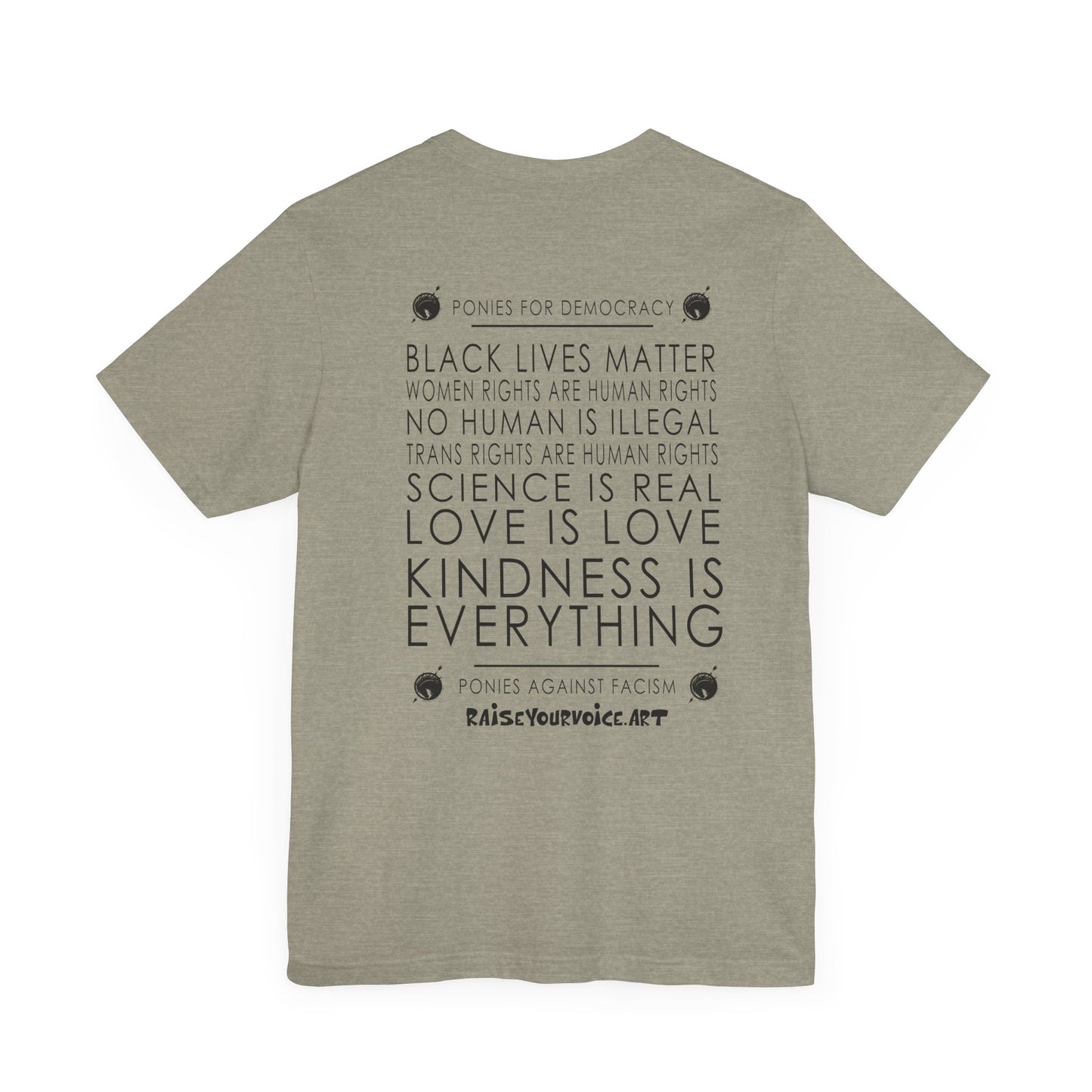 Blue Pony Club - Unisex Jersey Tee - Kindness is Everything Graphic Tee for Social Justice Advocates