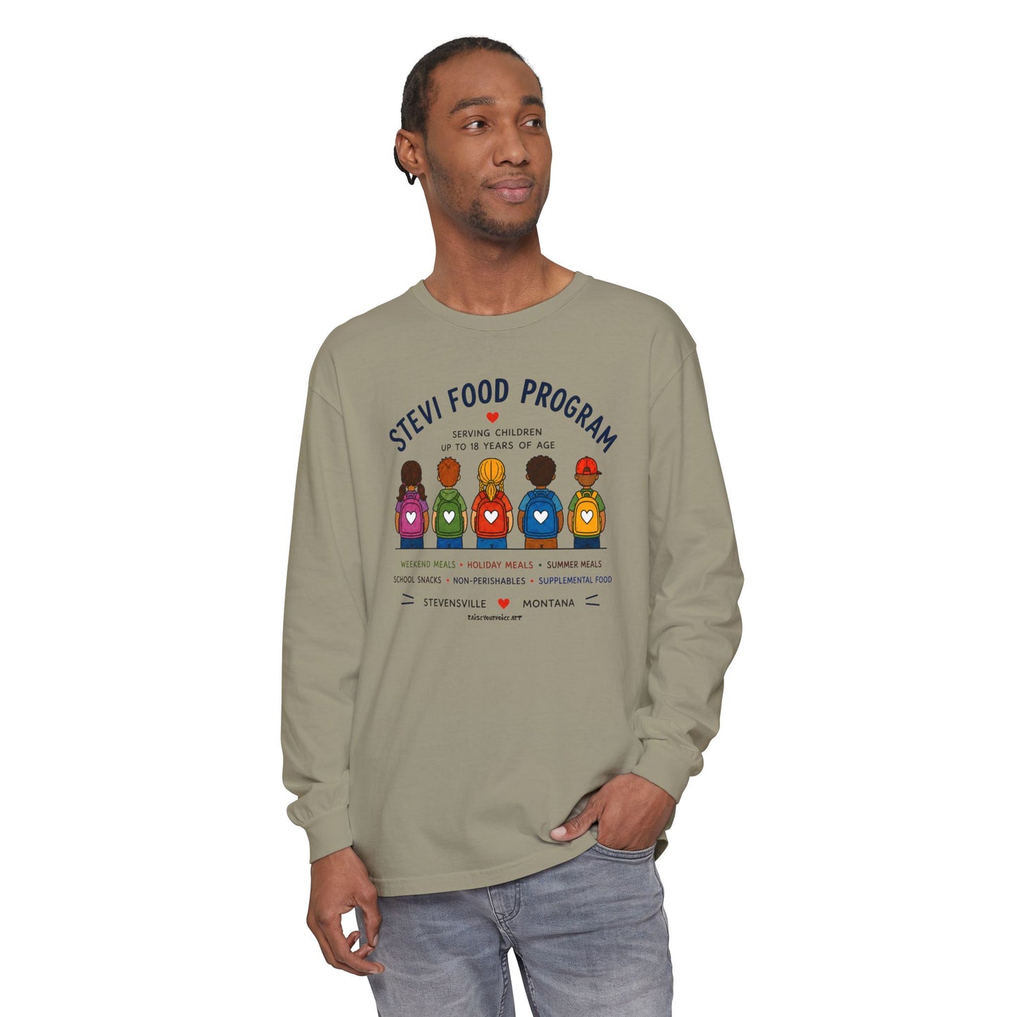 Stevi Food Program Backpacks - Unisex Long Sleeve