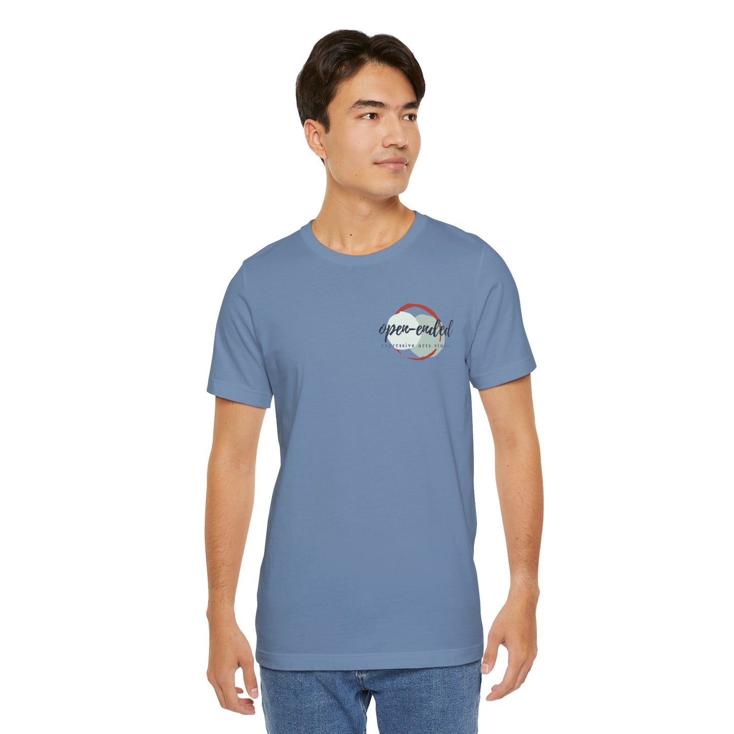 Open Ended Expressive Arts Studio, Unisex Jersey Short Sleeve Tee