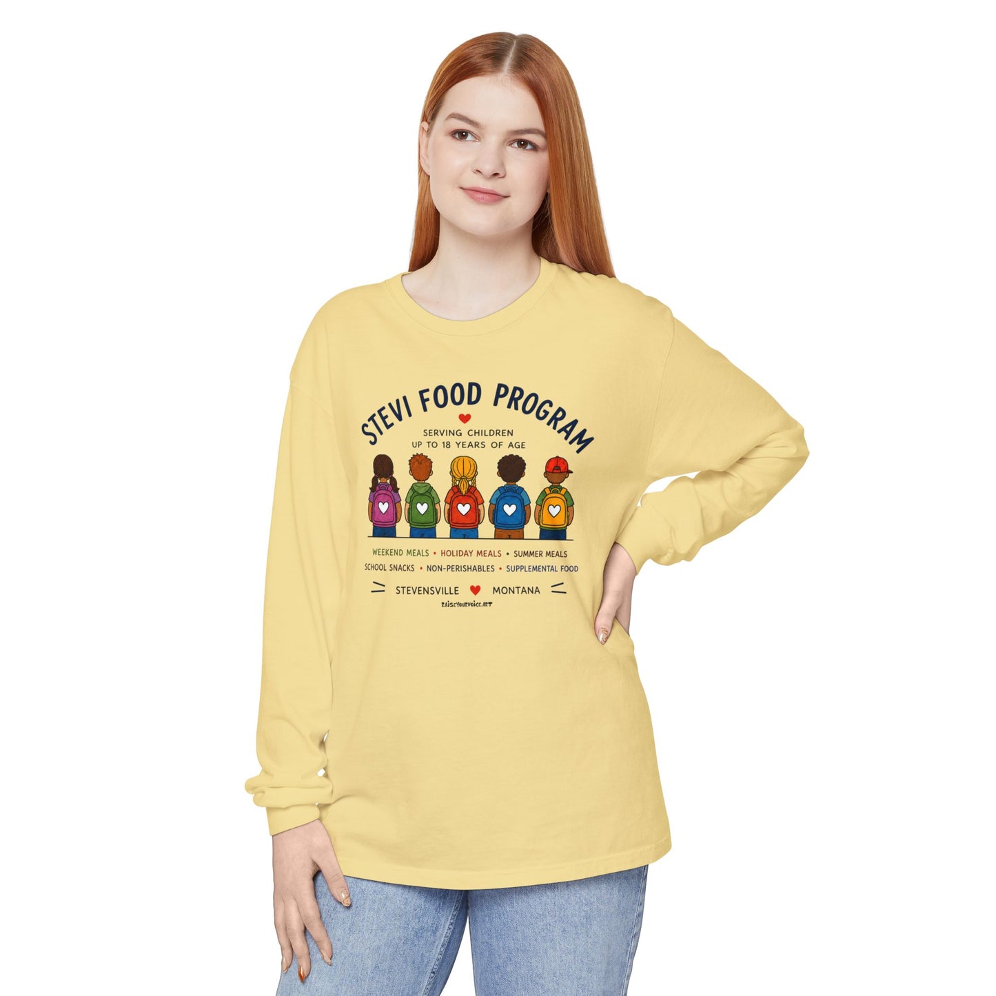 Stevi Food Program Backpacks - Unisex Long Sleeve