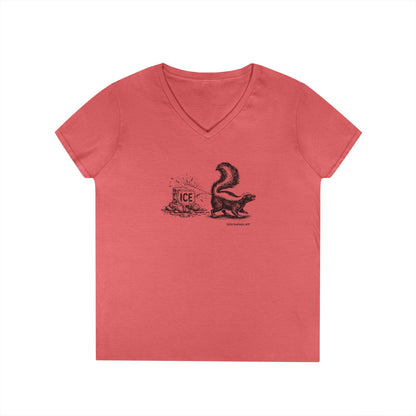 Methods of Resistance: Public Shaming, skunks against ice, womens tee