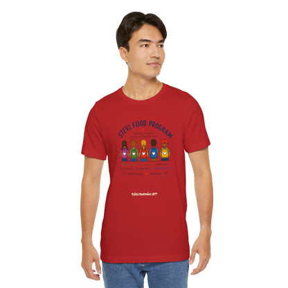 Stevi Food Program Backpacks – Unisex Jersey Short Sleeve Tee