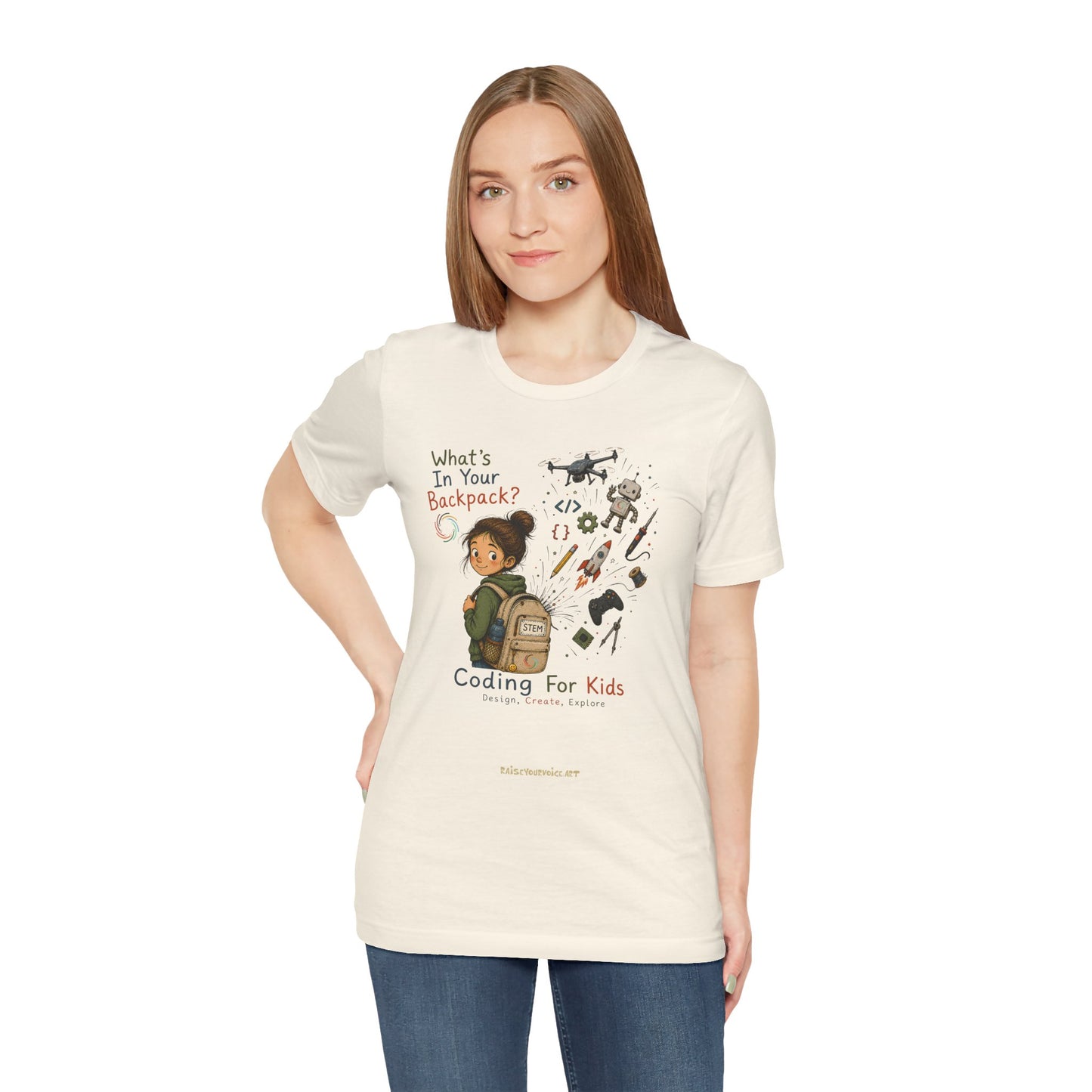 What's in Your Backpack?  Unisex Jersey Short Sleeve Tee