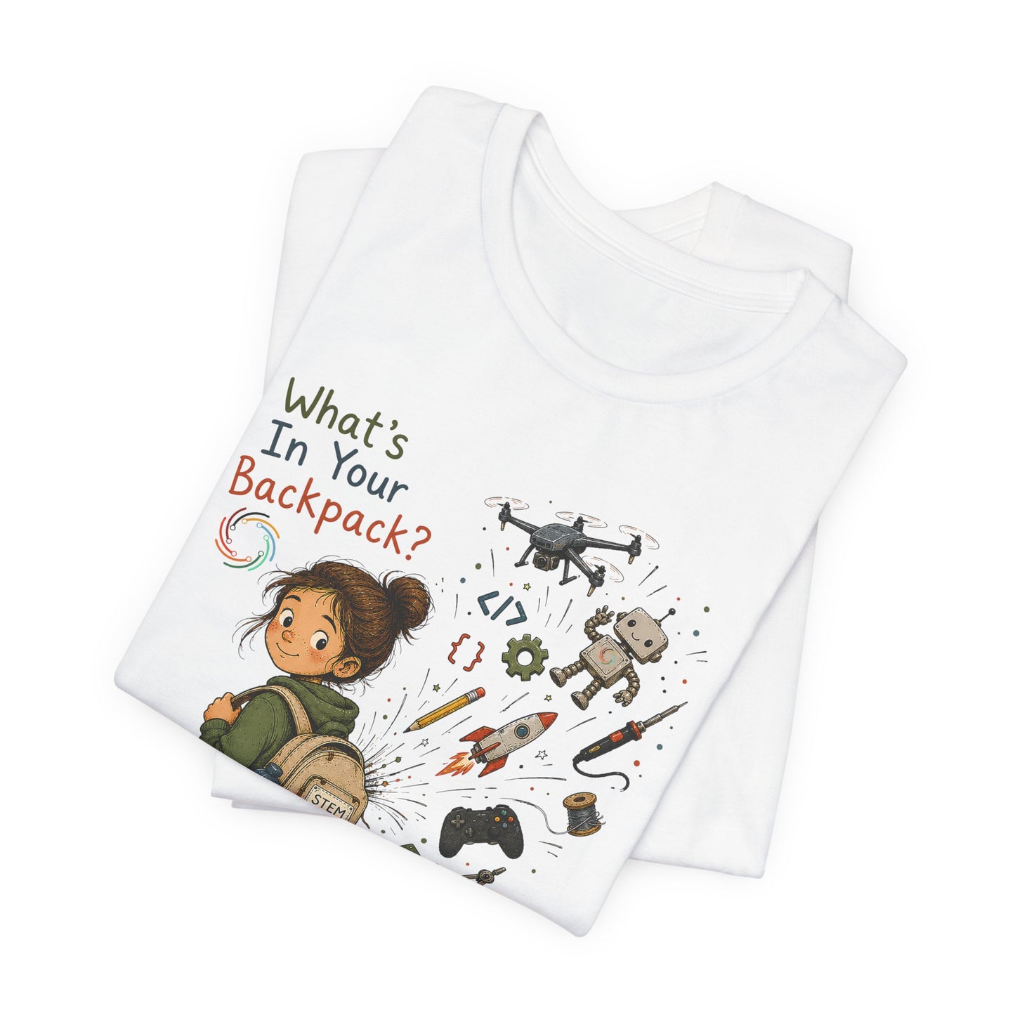 What's in Your Backpack?  Unisex Jersey Short Sleeve Tee