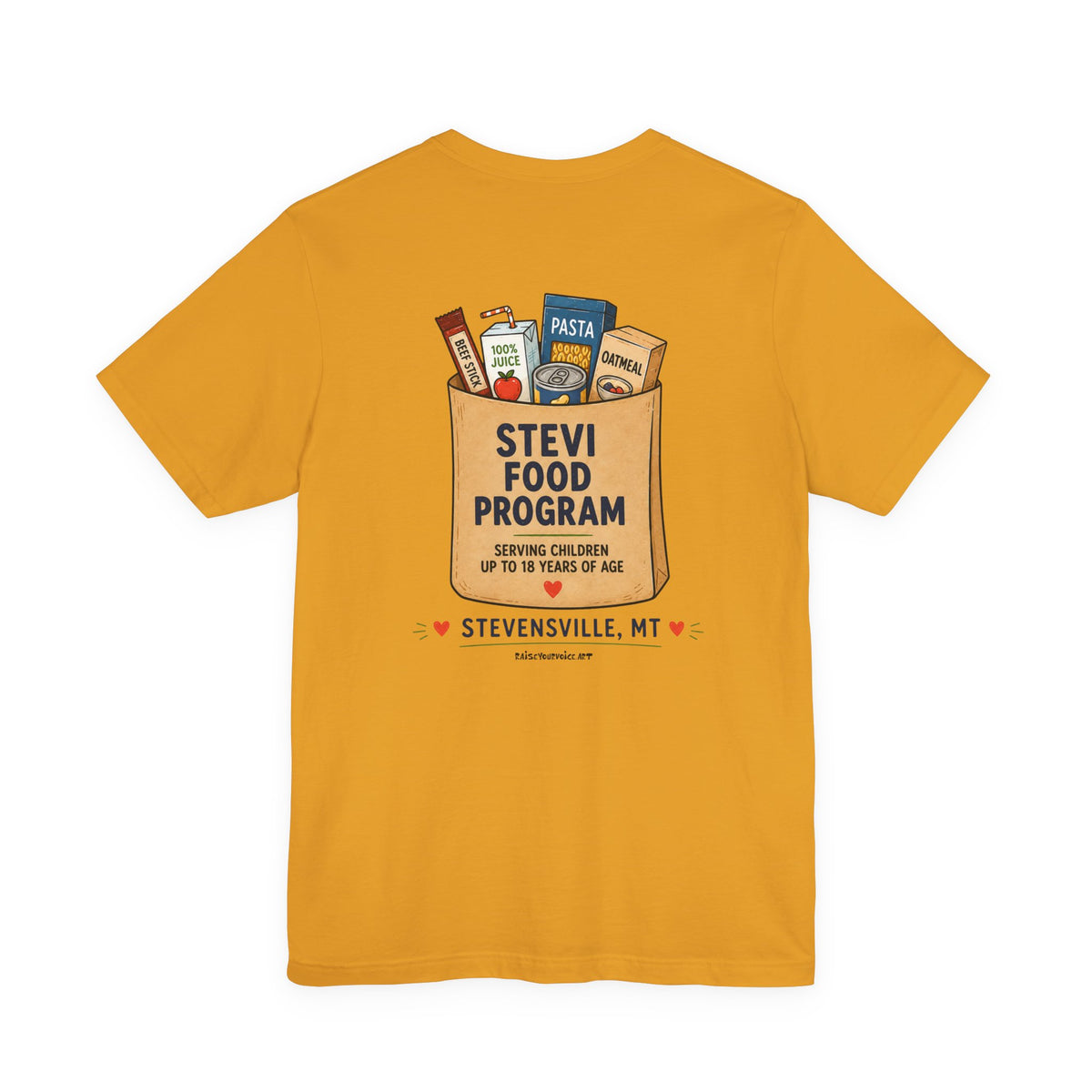 Stevi Food Program Grocery Bag – Unisex Jersey Short Sleeve Tee
