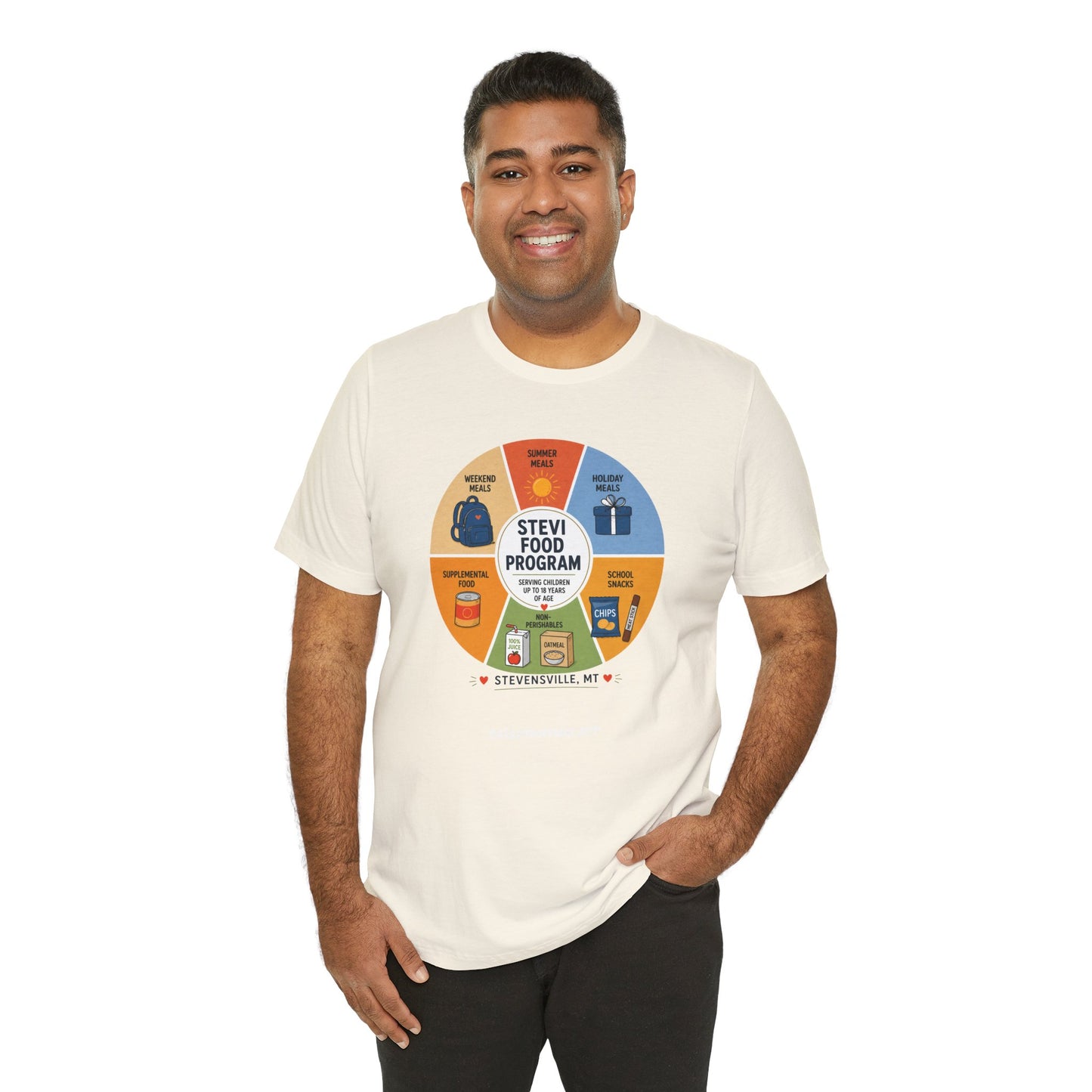 Stevi Food Program – Unisex Jersey Short Sleeve Tee