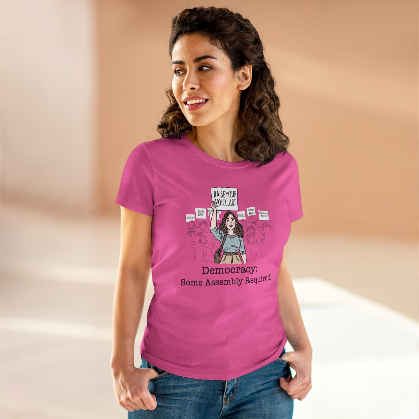 Democracy:  Some Assembly Required, Women's Tee