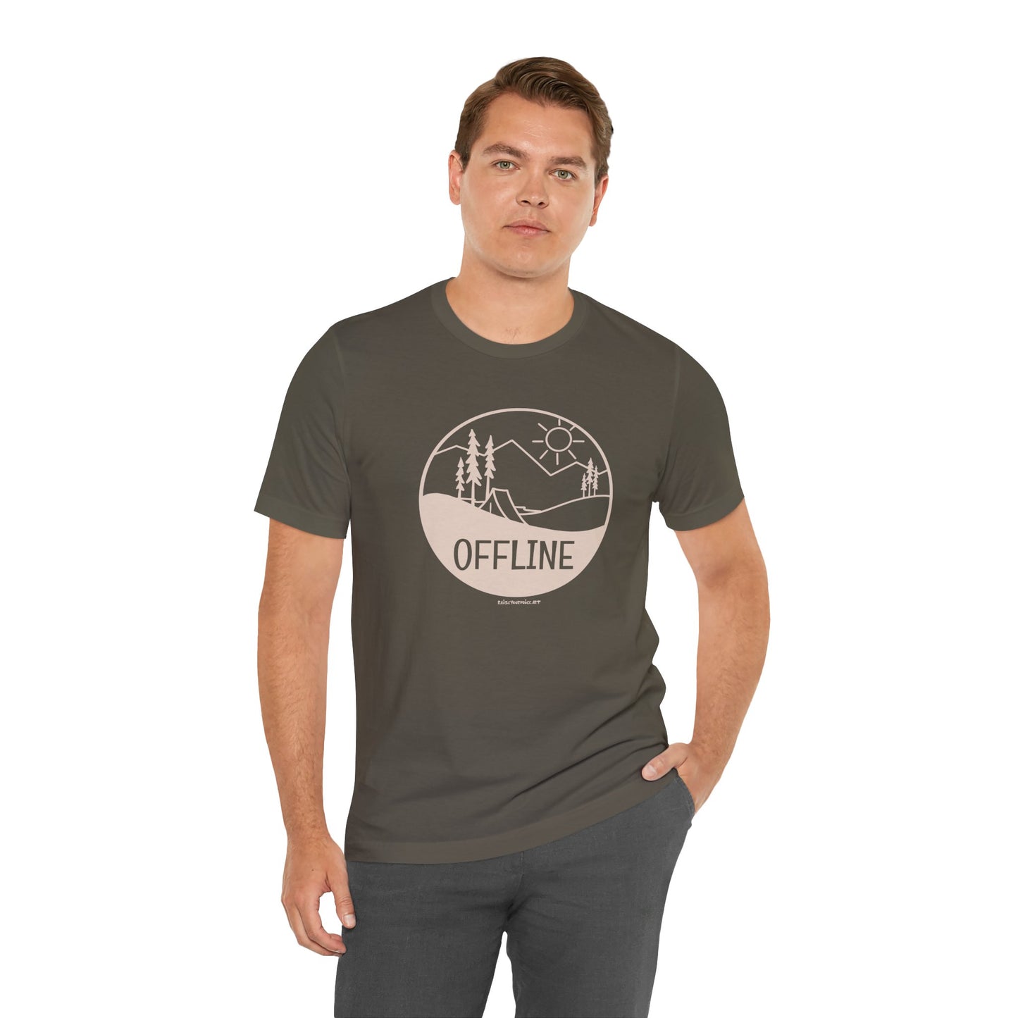 Offline,  Unisex Jersey Short Sleeve Tee