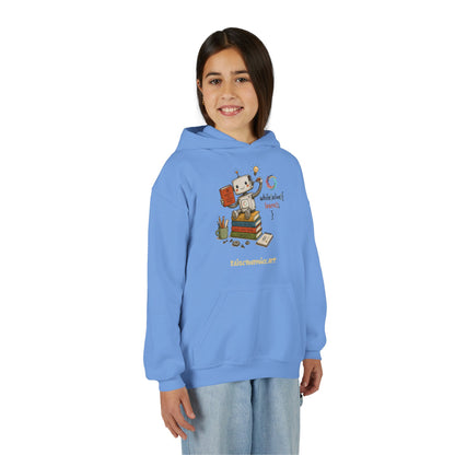 Coding for Kids while (alive) {learn ();} – Youth Heavy Blend Hooded Sweatshirt