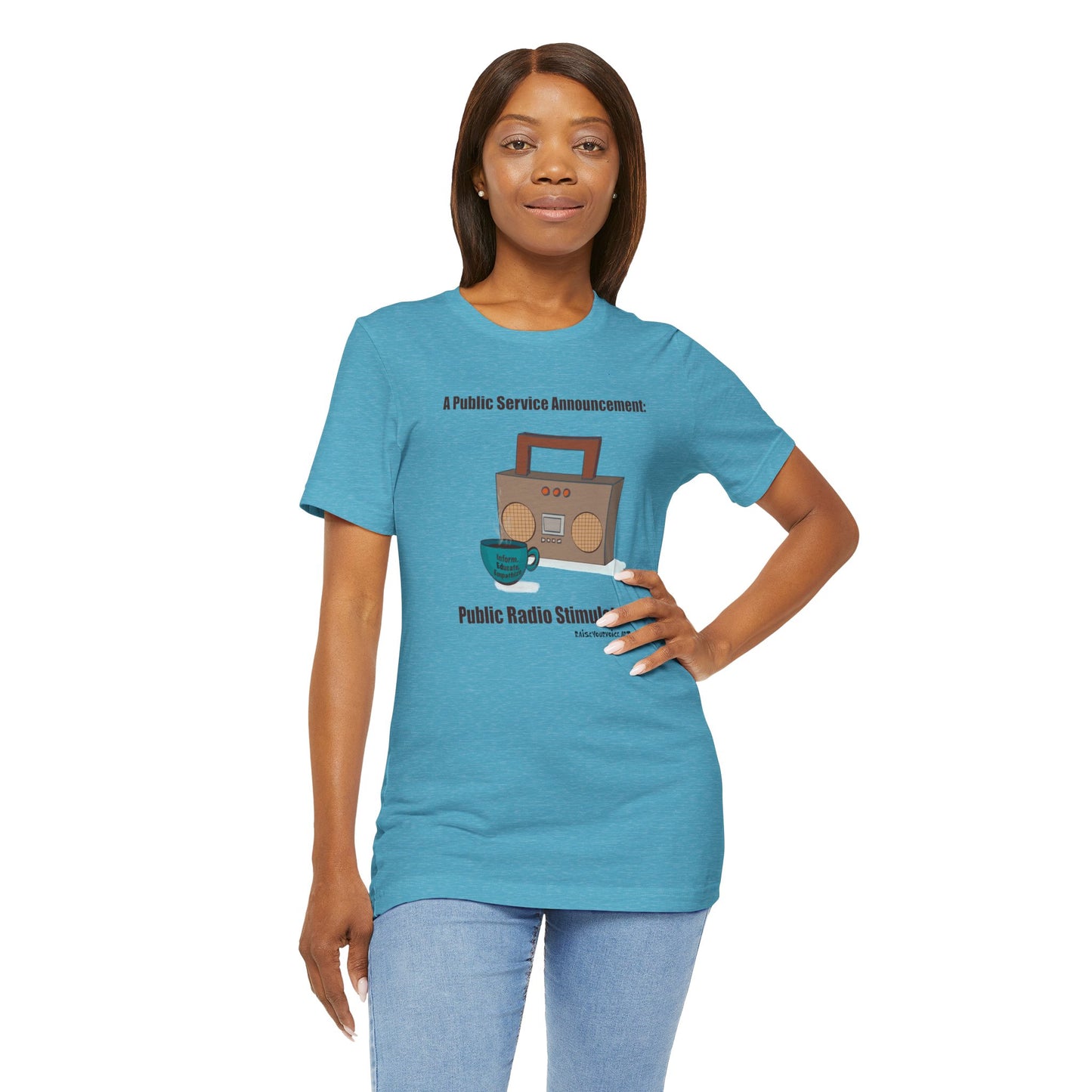 Public Radio Stimulates Unisex Jersey Tee