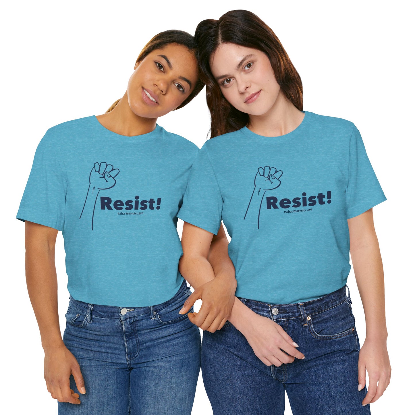 "Resist!" - Empowerment Unisex Jersey Tee