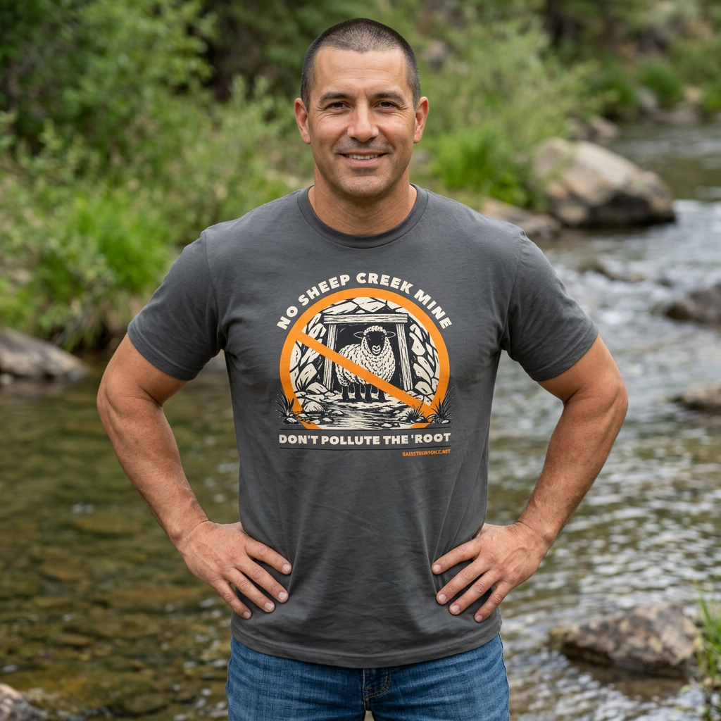 No Sheep Creek Mine, Don’t Pollute the Root, Unisex Jersey Short Sleeve Tee