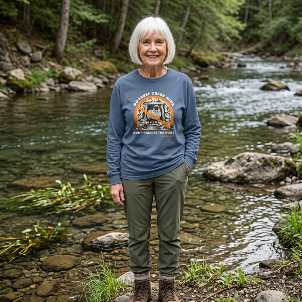 No Sheep Creek Mine, Don’t Pollute The Root - Unisex Long Sleeve