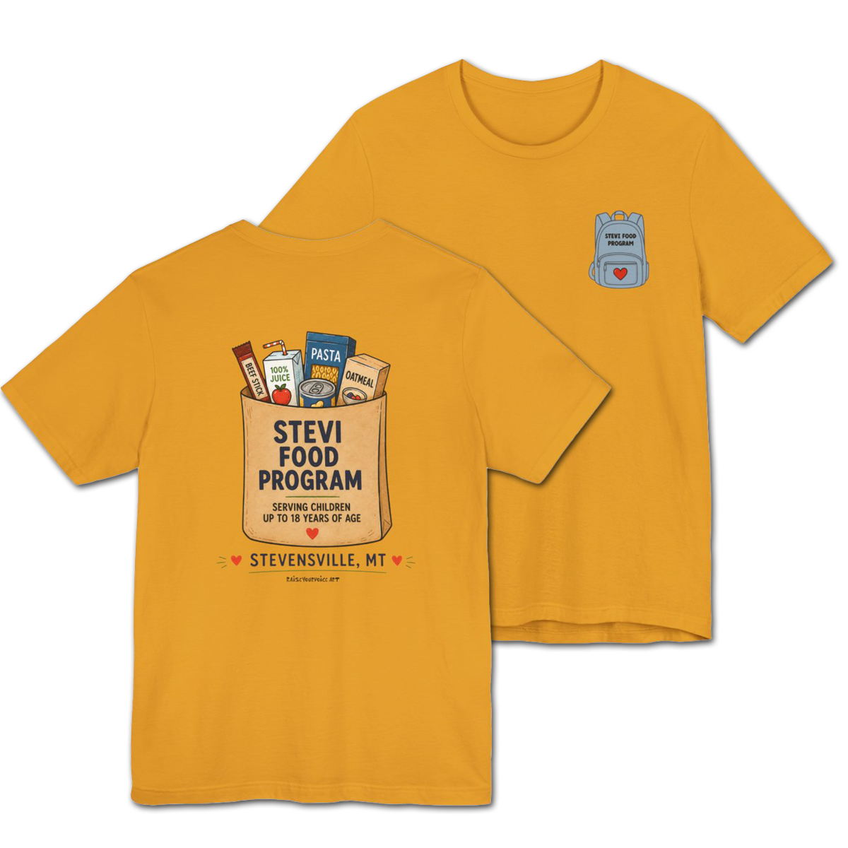 Stevi Food Program Grocery Bag – Unisex Jersey Short Sleeve Tee