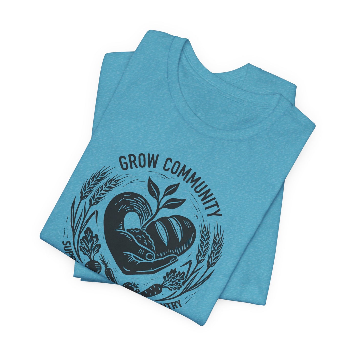 Grow Community Food Security Awareness Unisex Tee