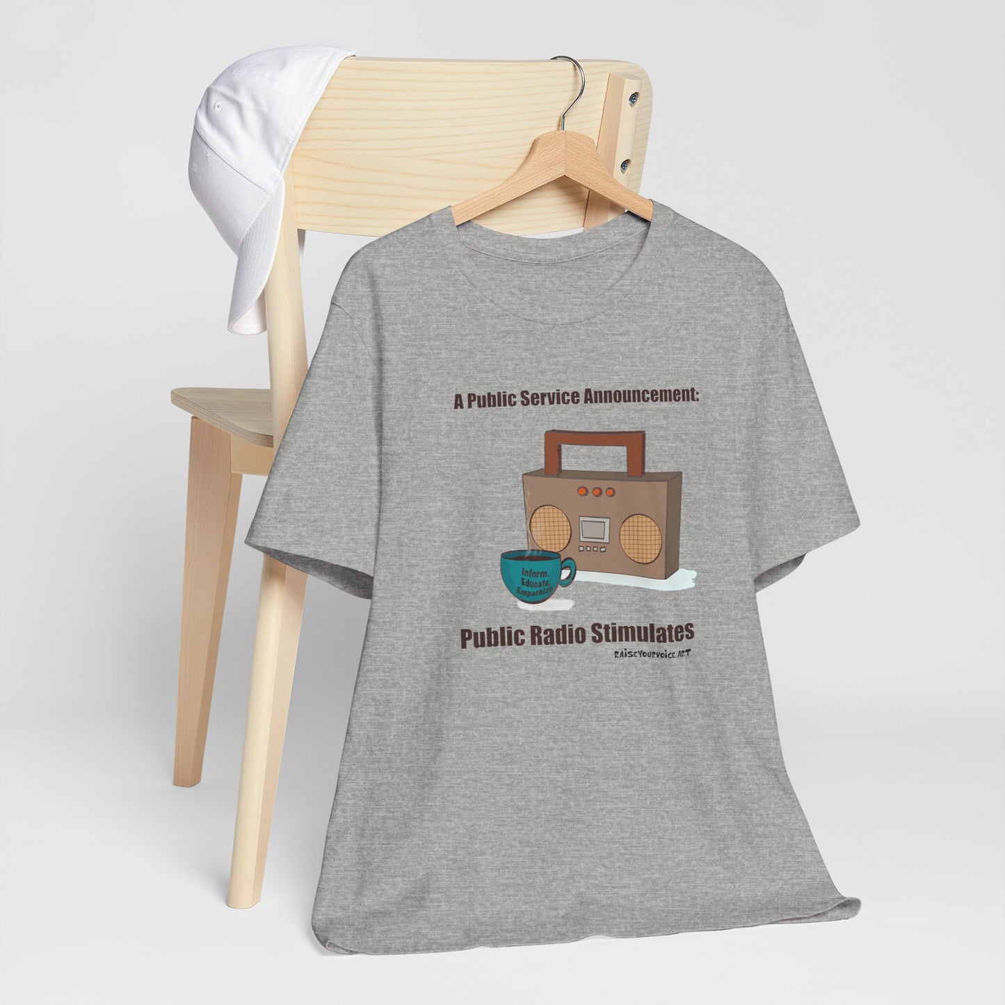 Public Radio Stimulates Unisex Jersey Tee