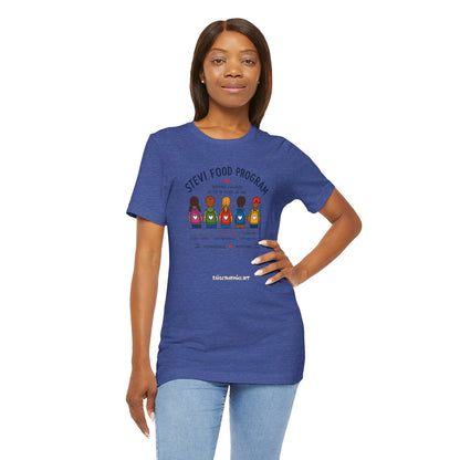 Stevi Food Program Backpacks – Unisex Jersey Short Sleeve Tee