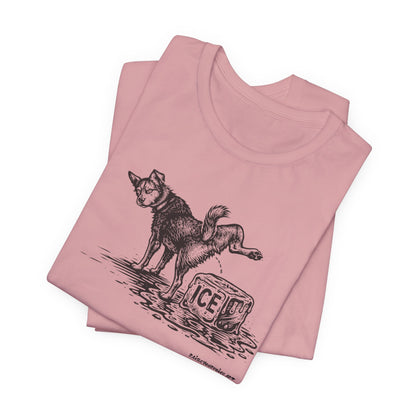 Methods of Resistance: Persistent Pressure, dogs against ice, unisex tee