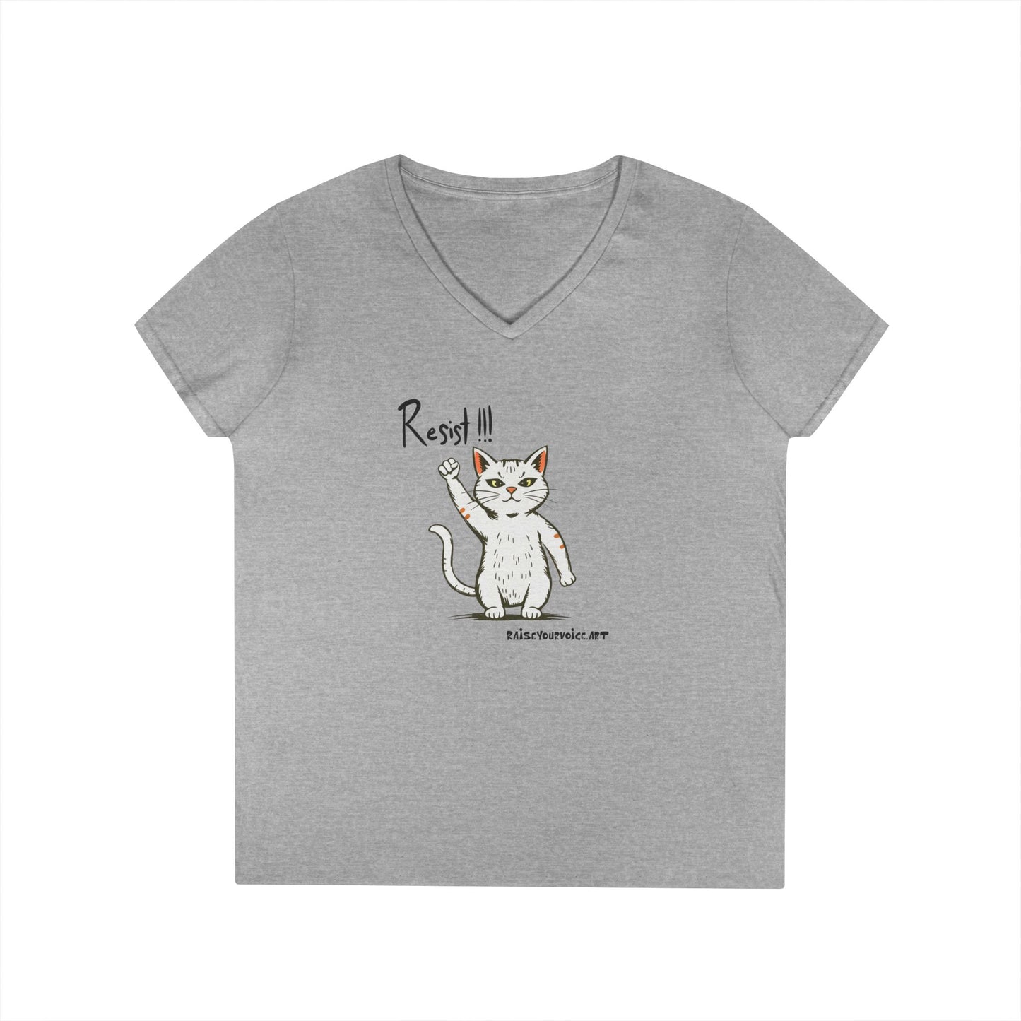 Cat Lover's Resist! Women's Tee
