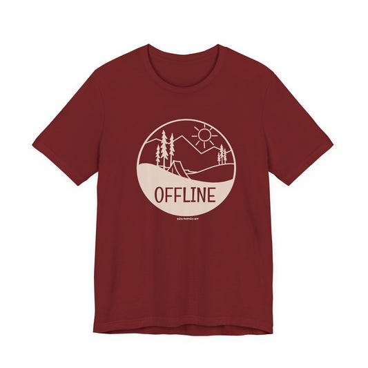 Offline,  Unisex Jersey Short Sleeve Tee
