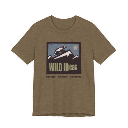 Wild Ideas Mountain Scene, unisex tee.