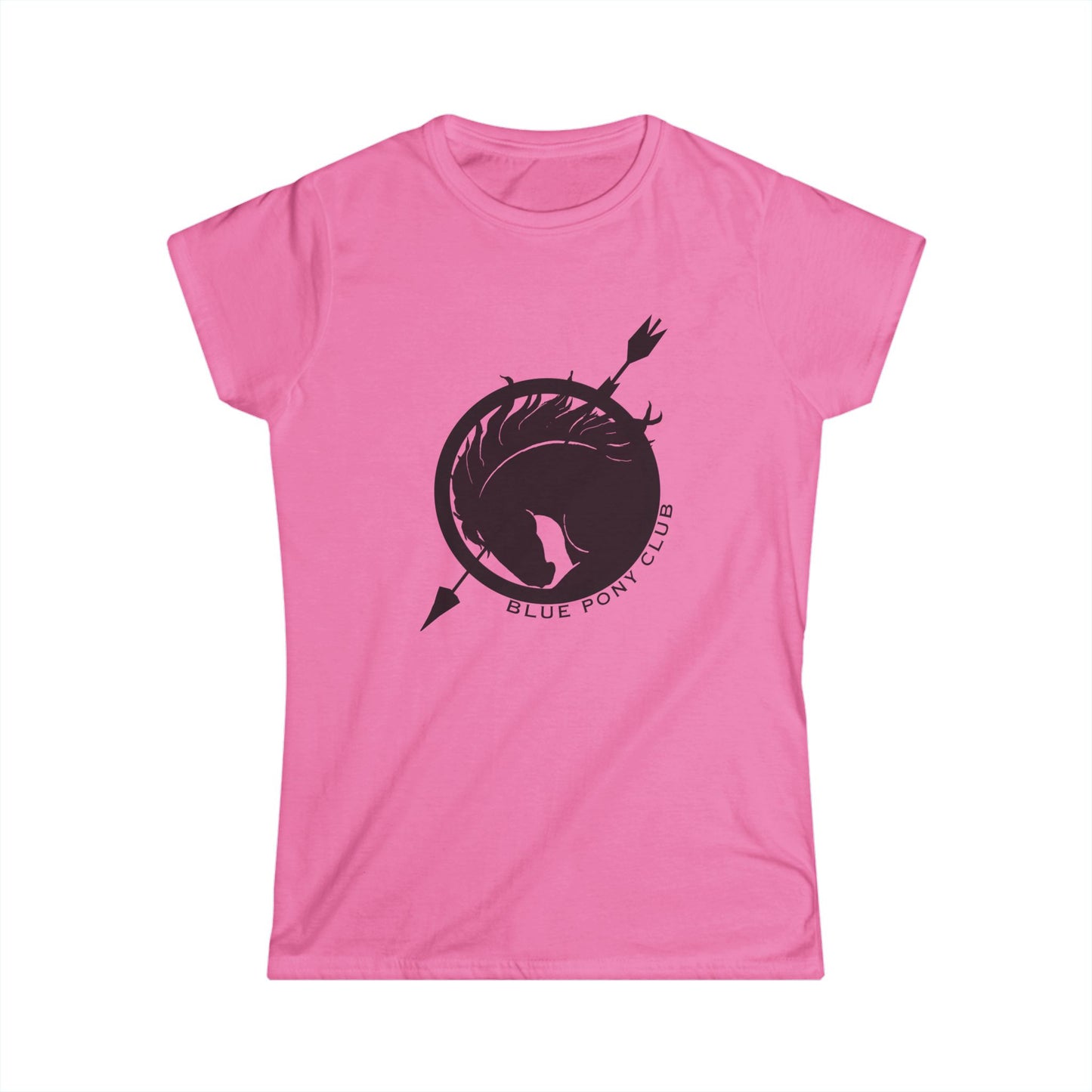 The Blue Pony Club - women's  Softstyle Tee - Blue Pony Club & Equality Messages