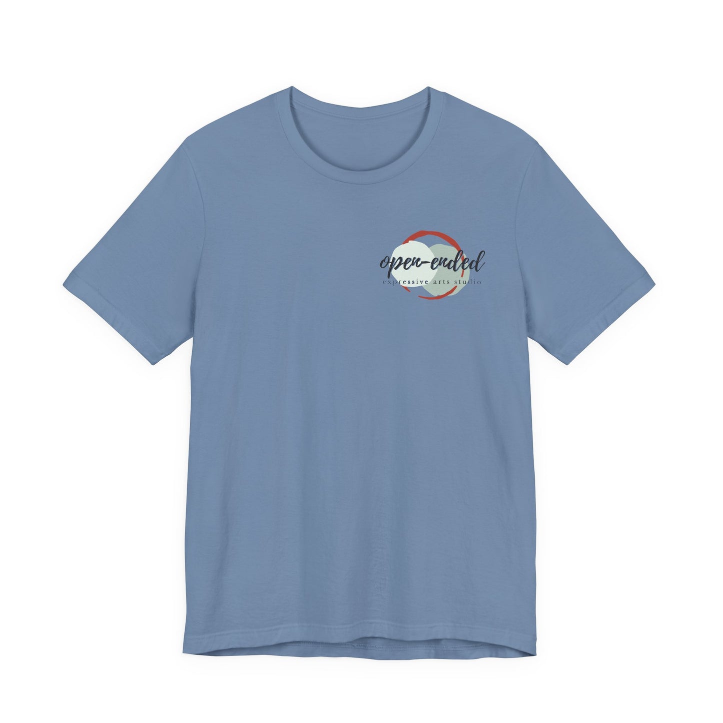Open Ended Expressive Arts Studio, Unisex Jersey Short Sleeve Tee