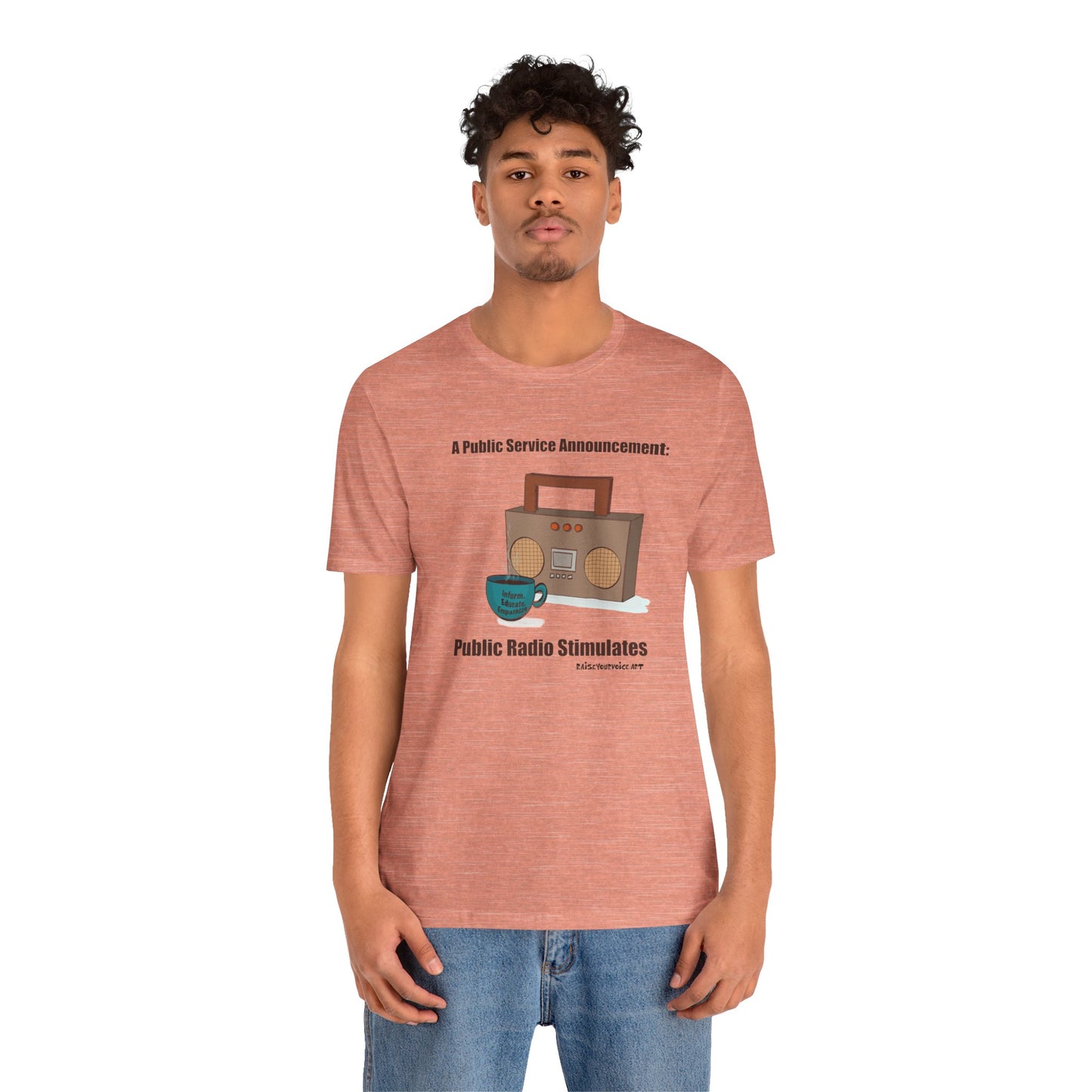 Public Radio Stimulates Unisex Jersey Tee