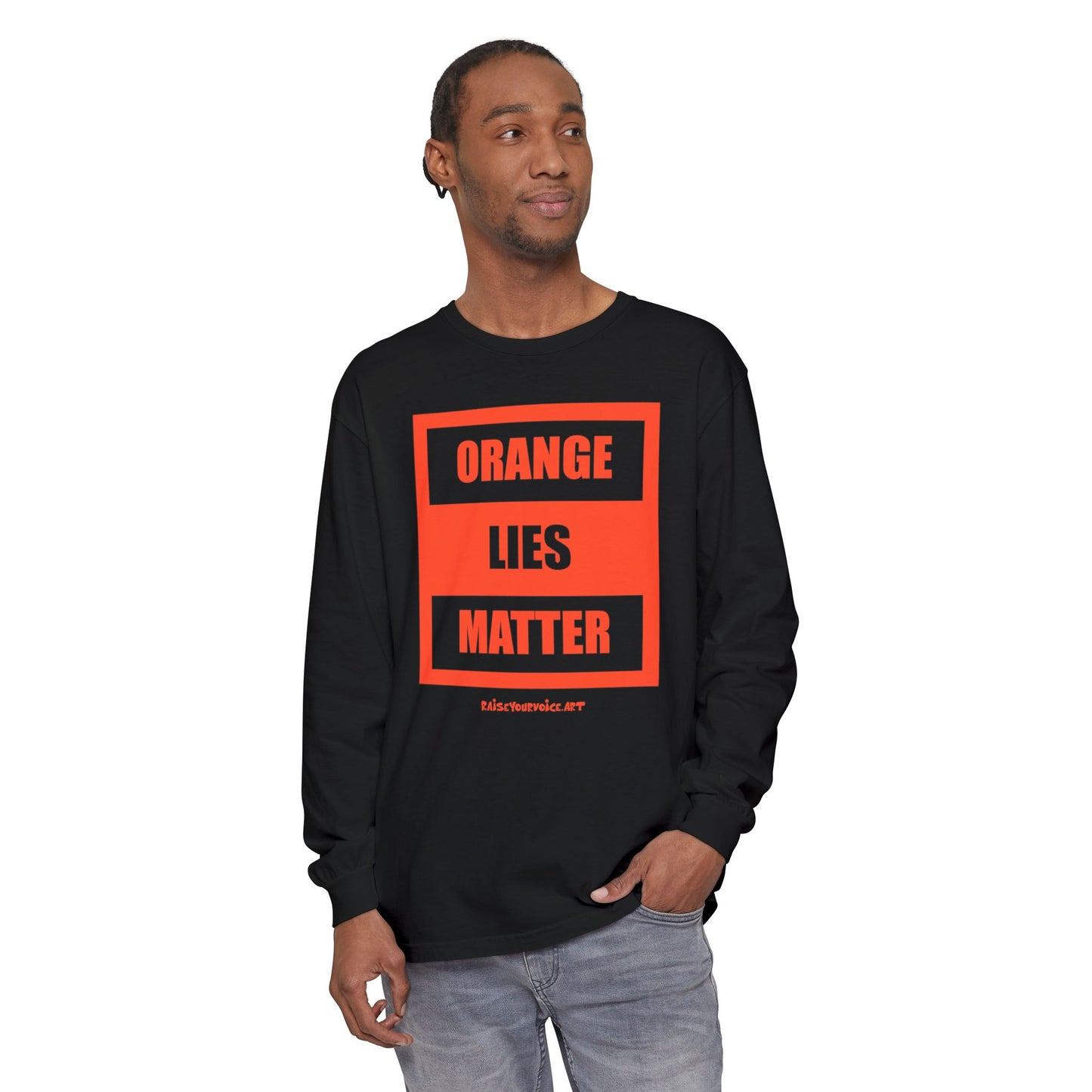 Orange Lies Matter, Long sleeve tee