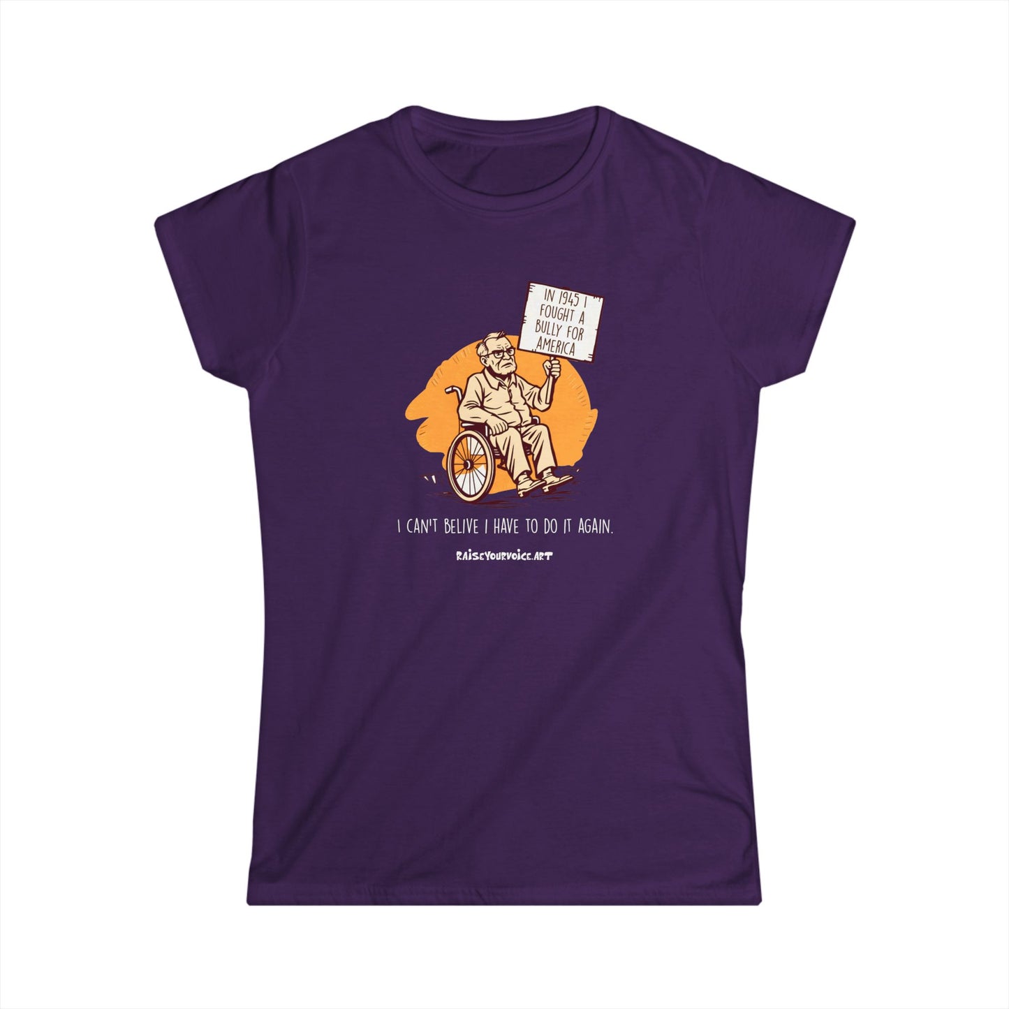 Women's Tee - Raise Your Voice Against Fighting Fascism in America