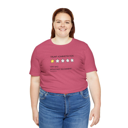 One Star Review, unisex tee