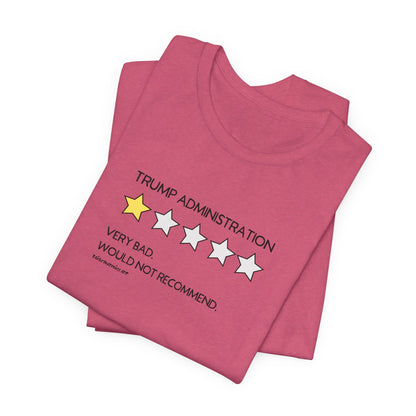 One Star Review, unisex tee