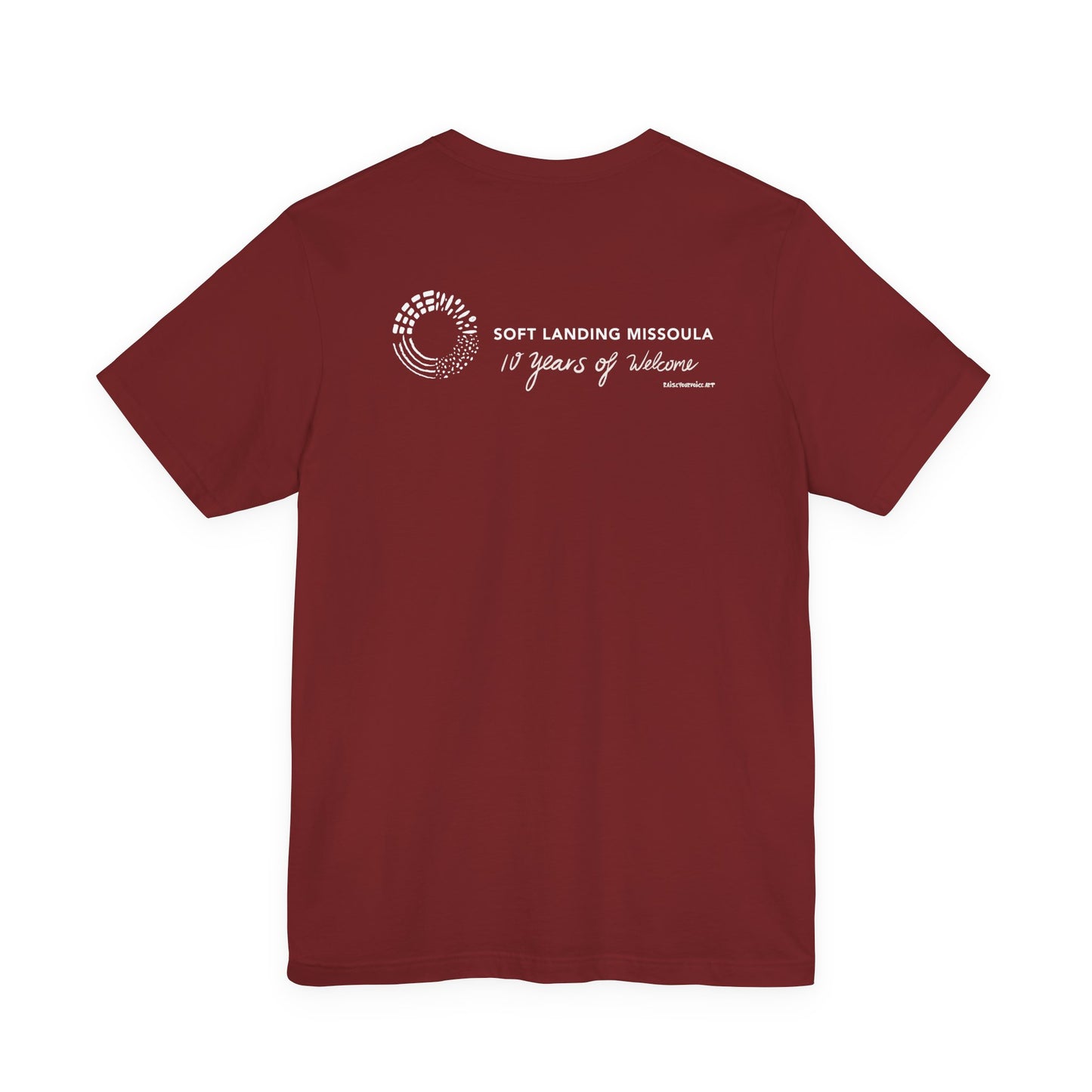 Soft Landing Missoula - 10 Years Welcome, unisex tee.