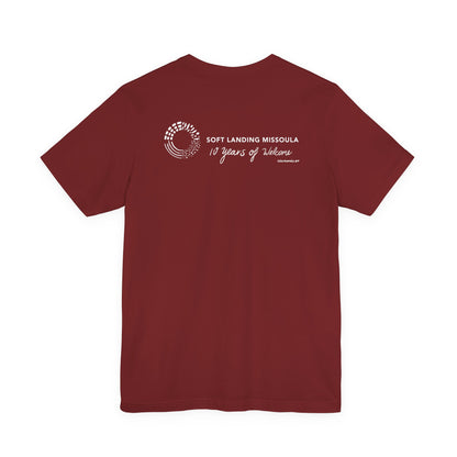 Soft Landing Missoula - 10 Years Welcome, unisex tee.