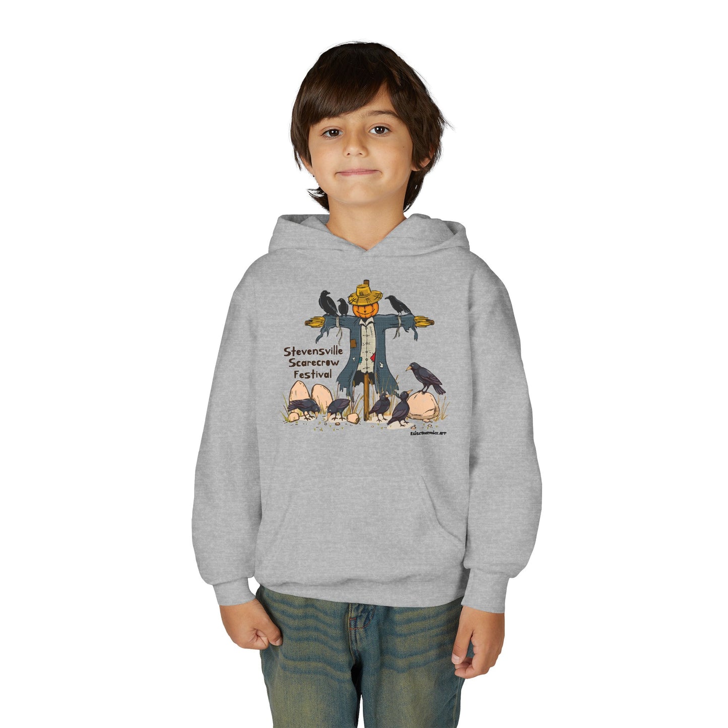 Stevensville Scarecrow Festival – Youth Heavy Blend Hooded Sweatshirt
