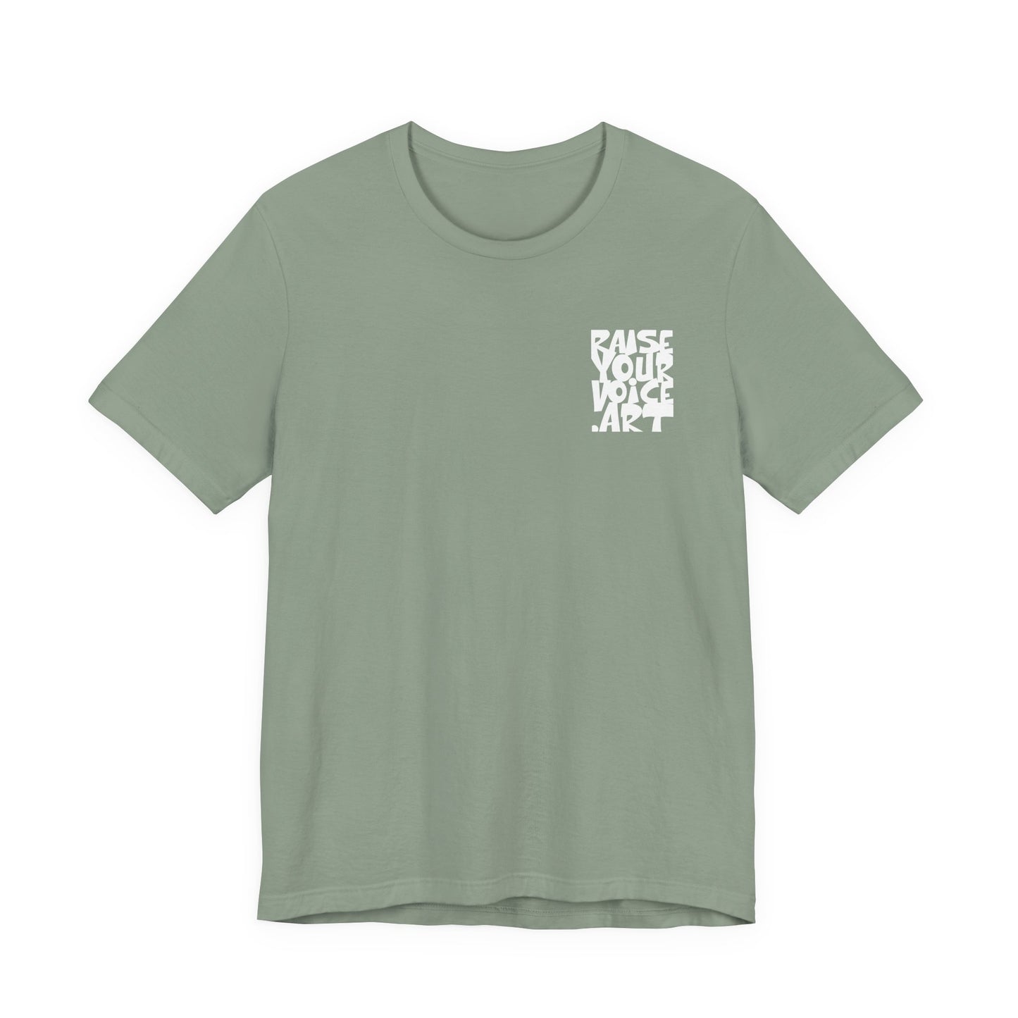 The Montana Plan, Stop the Flood, image on the back, Unisex Jersey Short Sleeve Tee