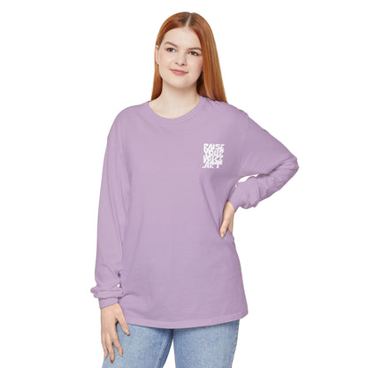 The Montana Plan, Buried in Anonymous Money, image on back - Unisex Long Sleeve