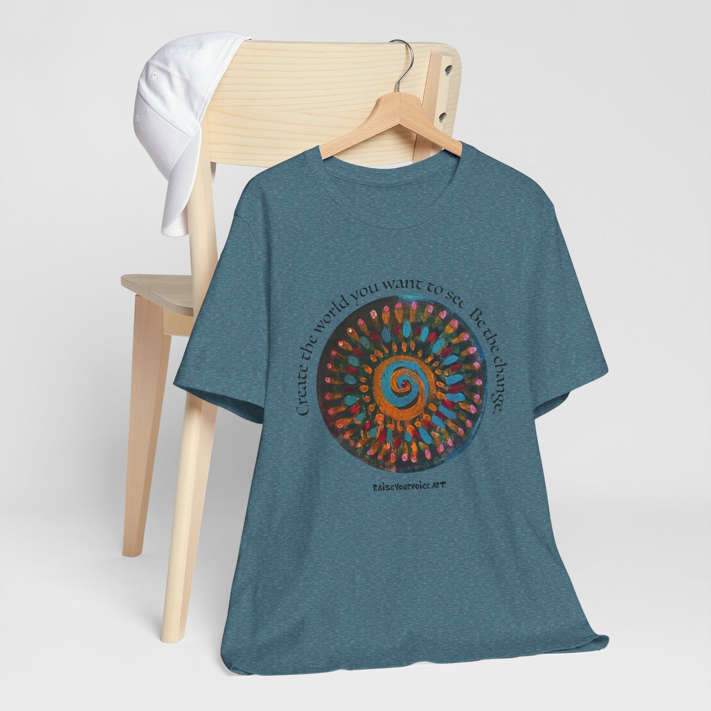 Be the Change Unisex Short Sleeve Tee - Create the World you want to see.