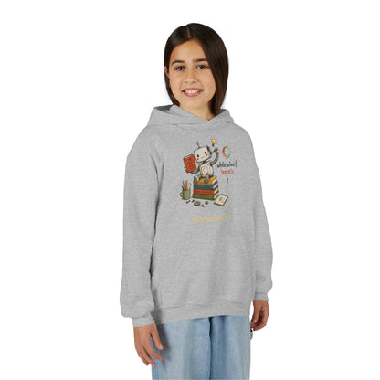Coding for Kids while (alive) {learn ();} – Youth Heavy Blend Hooded Sweatshirt