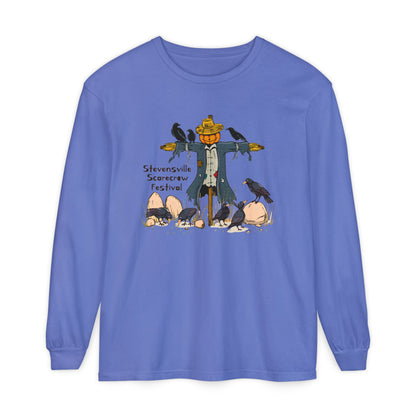 Stevensville Scarecrow Festival – Unisex Garment-dyed Long Sleeve T-Shirt