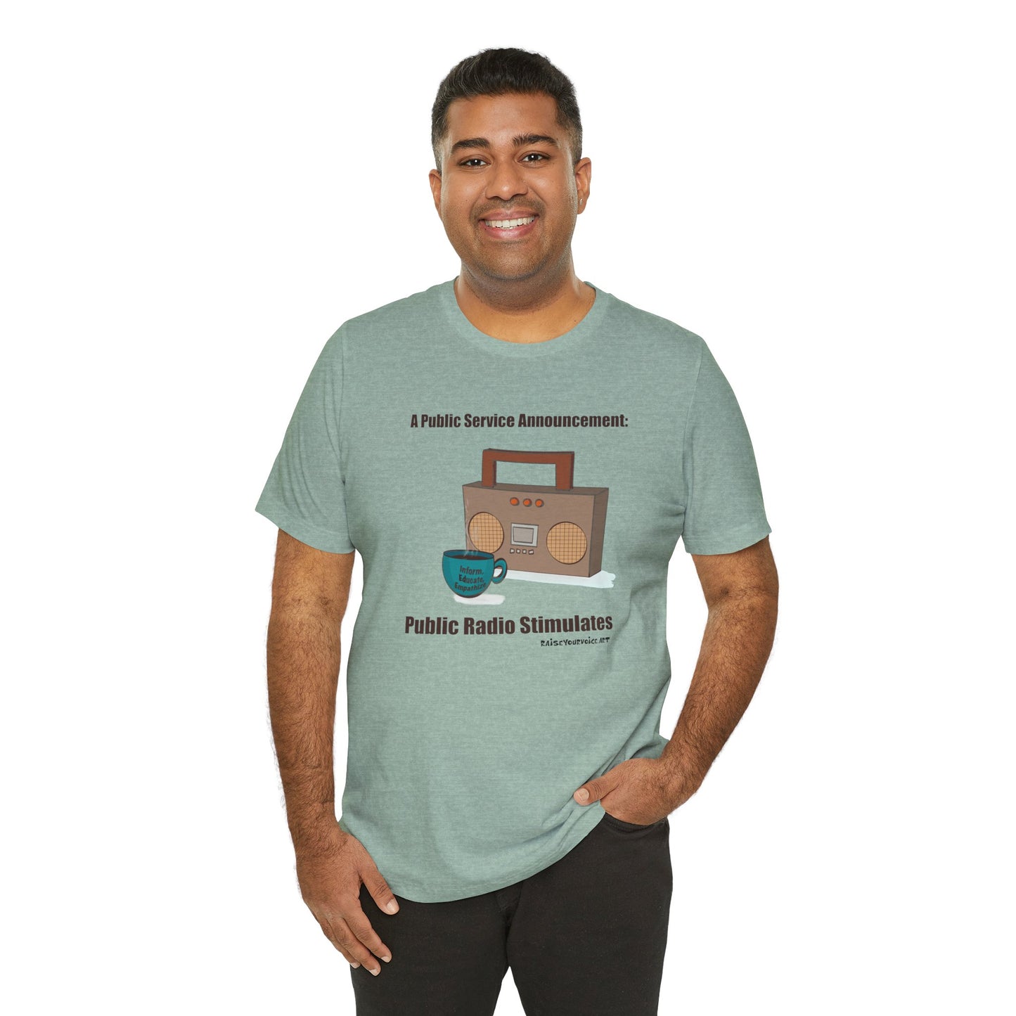 Public Radio Stimulates Unisex Jersey Tee