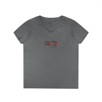 Facts - women's v-neck tee