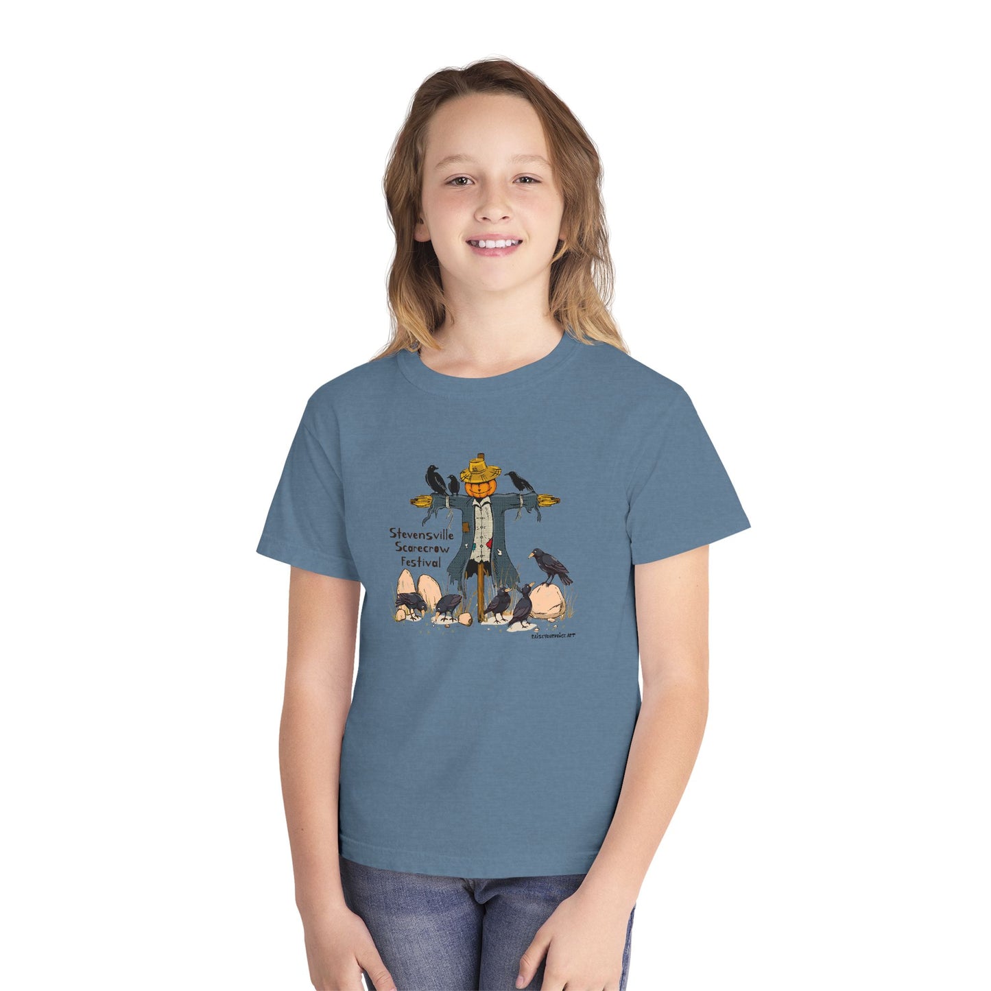 Stevensville Scarecrow Festival – Youth Midweight Tee