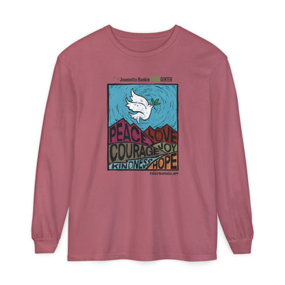 Jeannette Rankin Peace Center Unisex Long Sleeve Tee